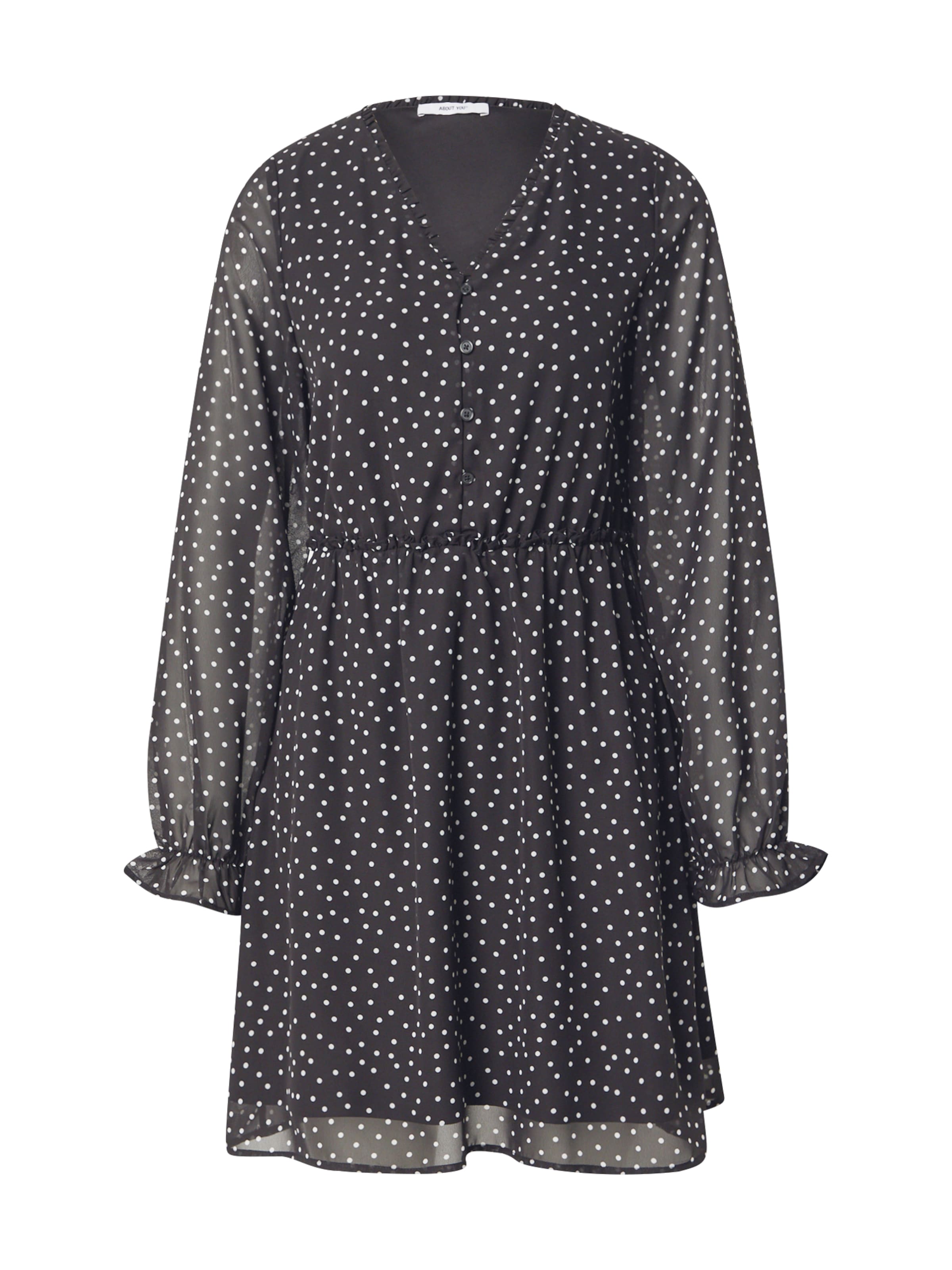 ABOUT YOU Šaty 'Caro' – šedá: přední strana