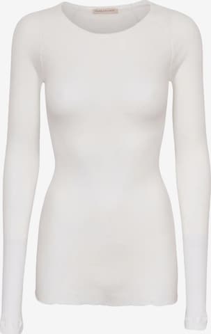 Seamless Basic Shirt in Weiß: Vorderseite