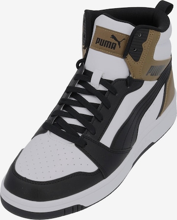 PUMA High-Top Sneakers 'Rebound V6' in White: front