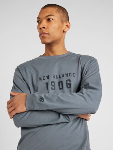 new balance Shirt 'Essentials' in Grijs