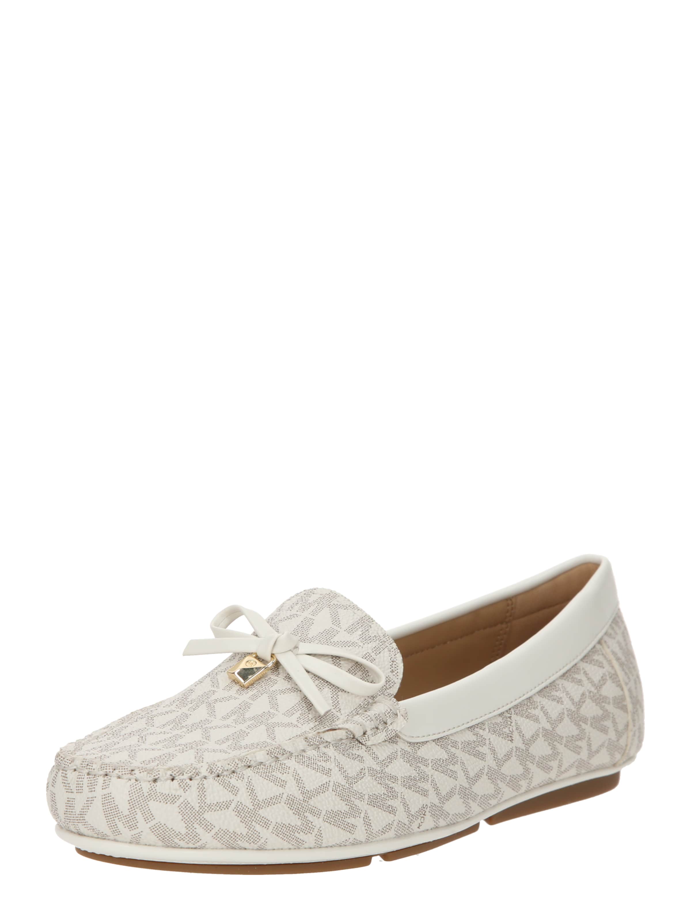 MICHAEL Michael Kors Мокасины 'JULIETTE' в Белый: спереди