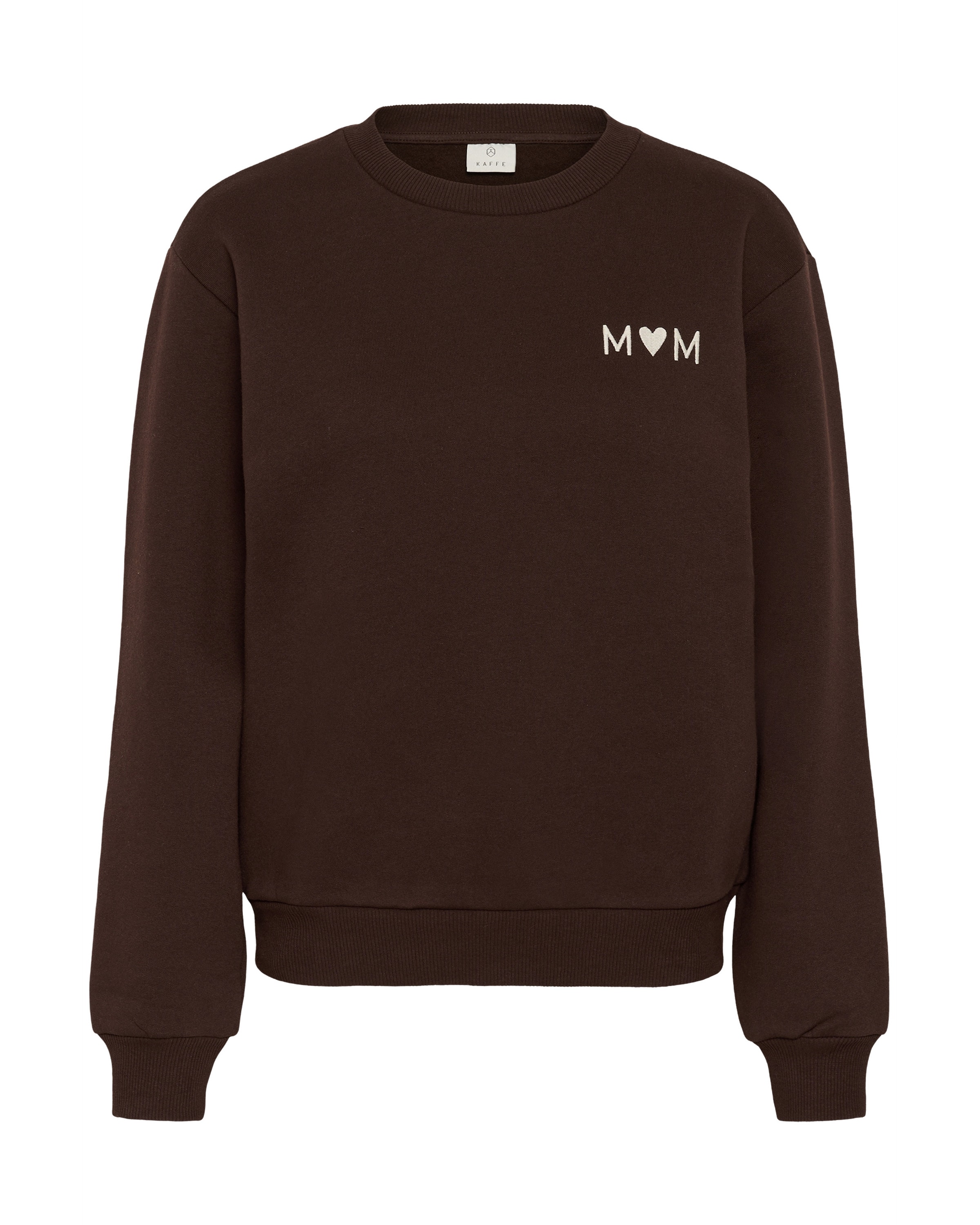 Kaffe Sweatshirt in Braun: Vorderseite