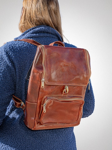 bupell Rucksack 'Gianni' in Braun