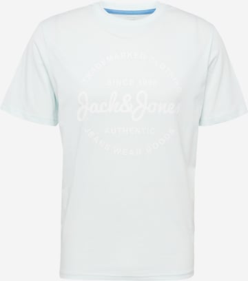 JACK & JONES T-shirt 'FOREST' i blå: framsida