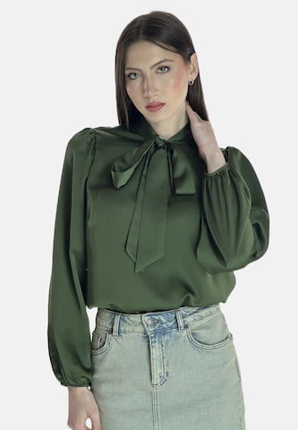 Elara Bluse i grøn: forside