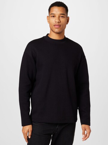 NN07 Sweatshirt 'Benja' in Zwart: voorkant