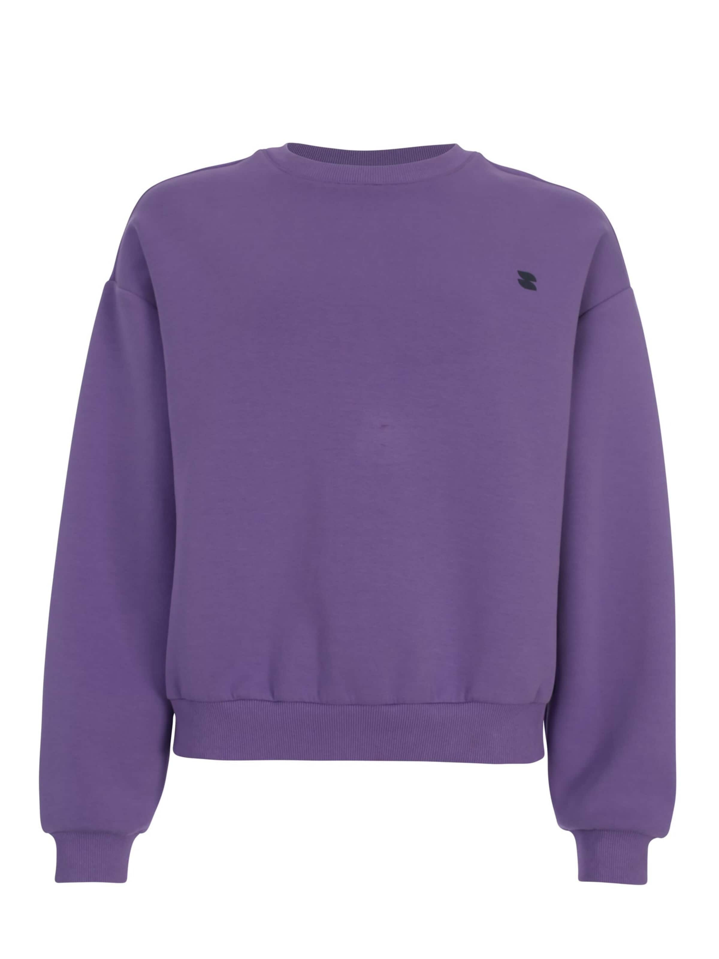 Sweat-shirt Looxs Revolution en violet : devant