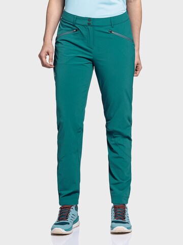 Schöffel Tapered Outdoor trousers 'Hestad L ' in Green: front