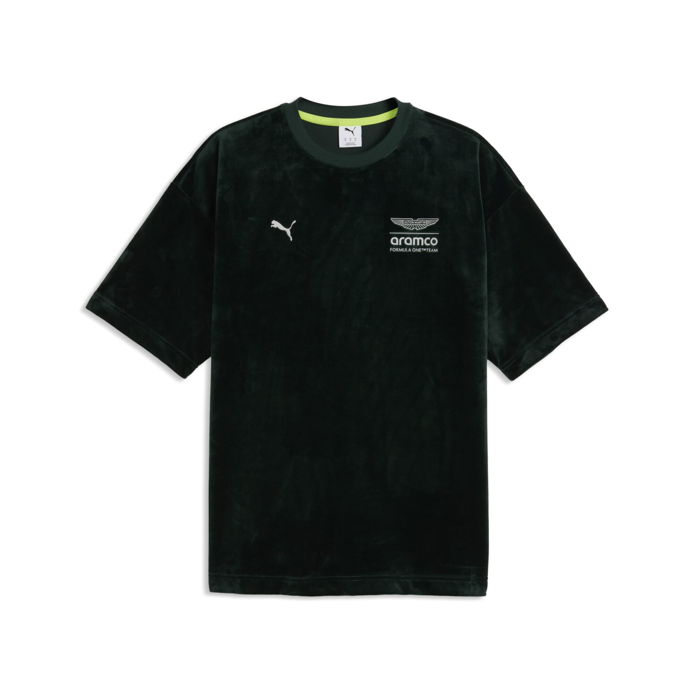 PUMA T-Shirt 'Puma x Aston Martin Aramco F1® Team' in S in tanne / weiß, Produktansicht