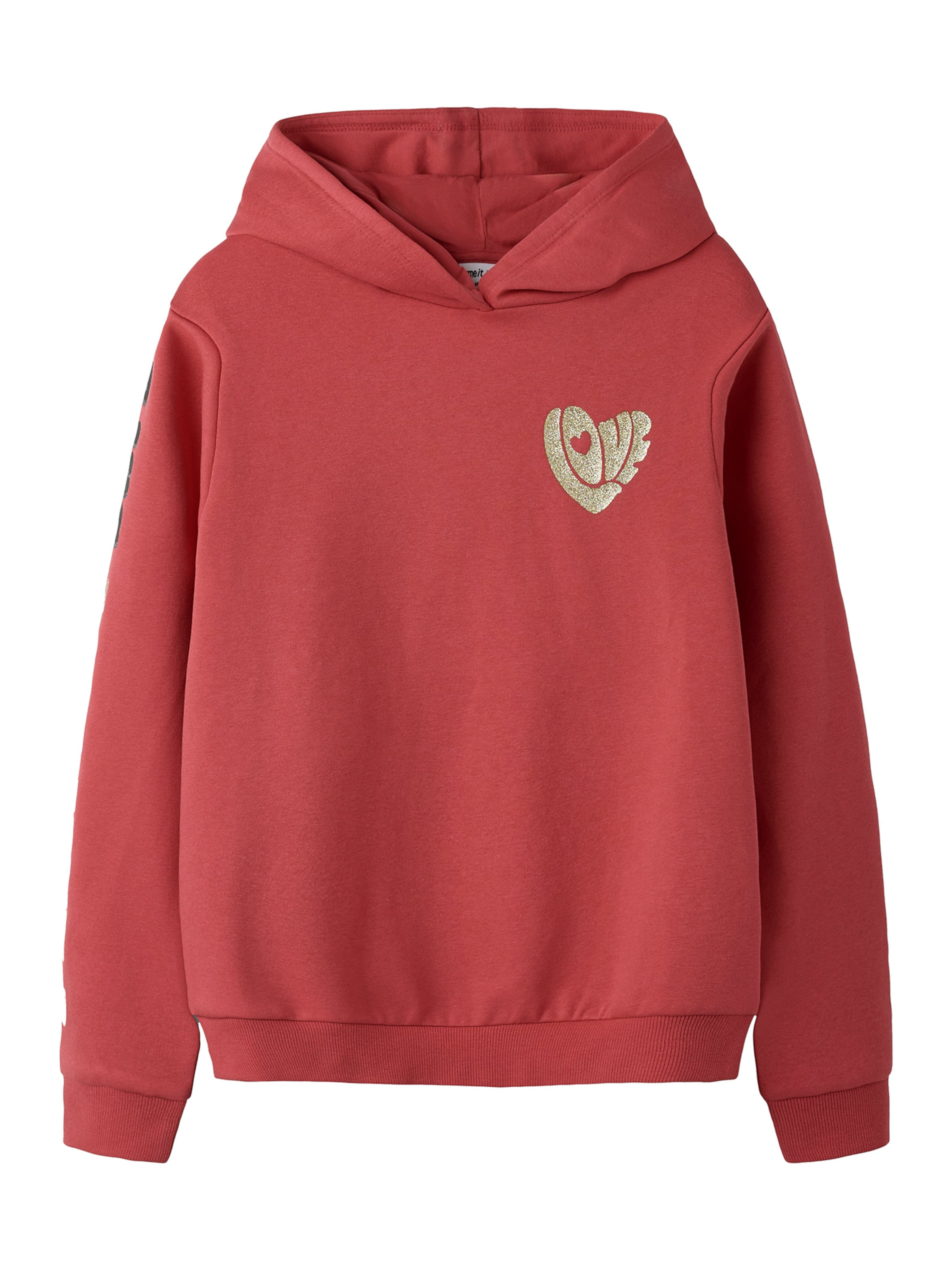 NAME IT - Sudadera 'NKFLENA' en rojo: frente