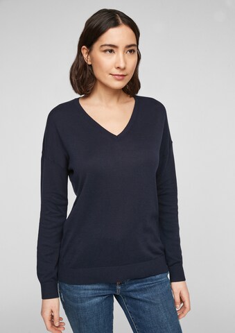 s.Oliver Sweater in Blue: front