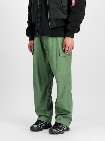 ALPHA INDUSTRIES Normální Kapsáče – zelená: přední strana