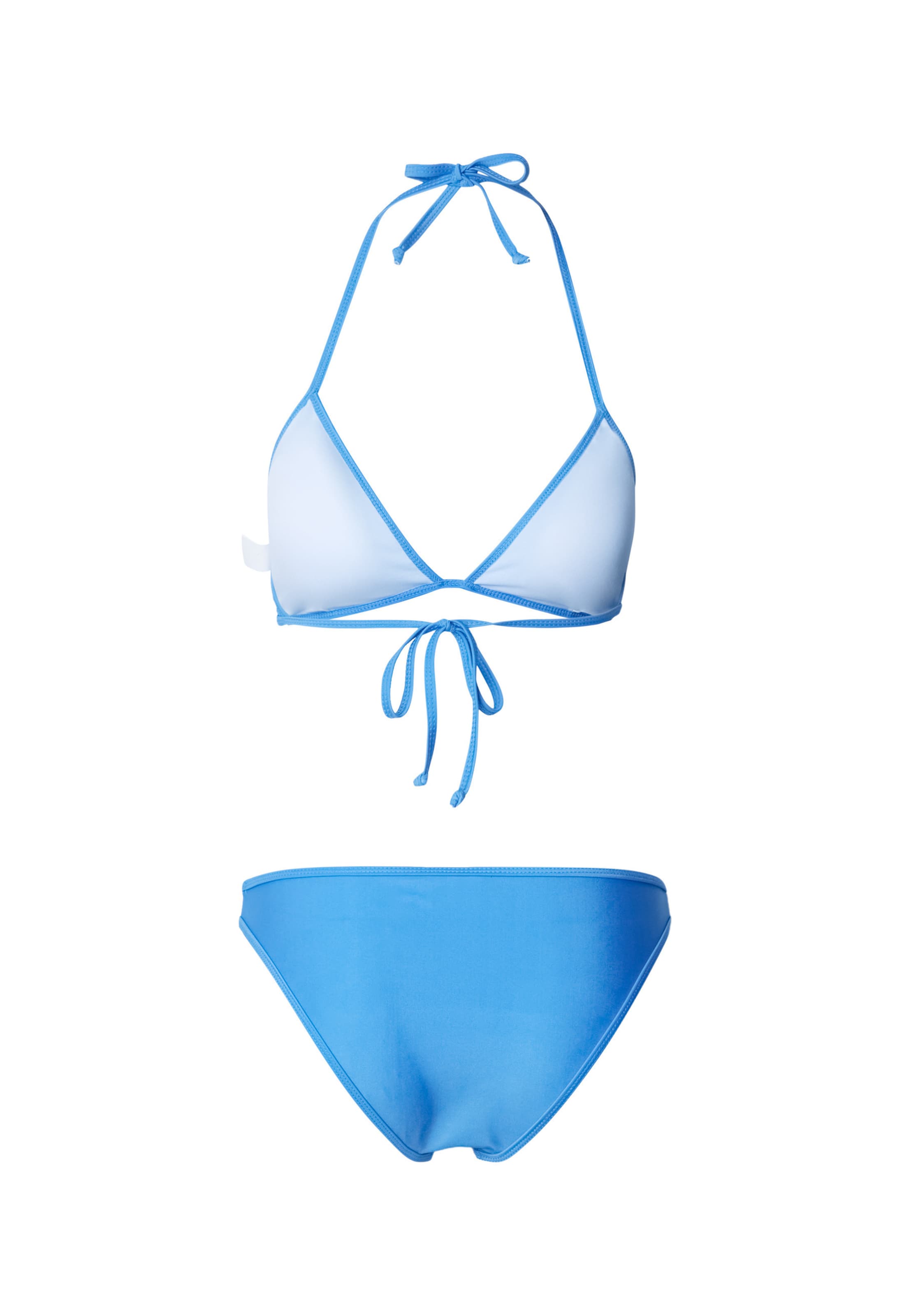 Urban Classics Trojúhelníková Bikiny – modrá