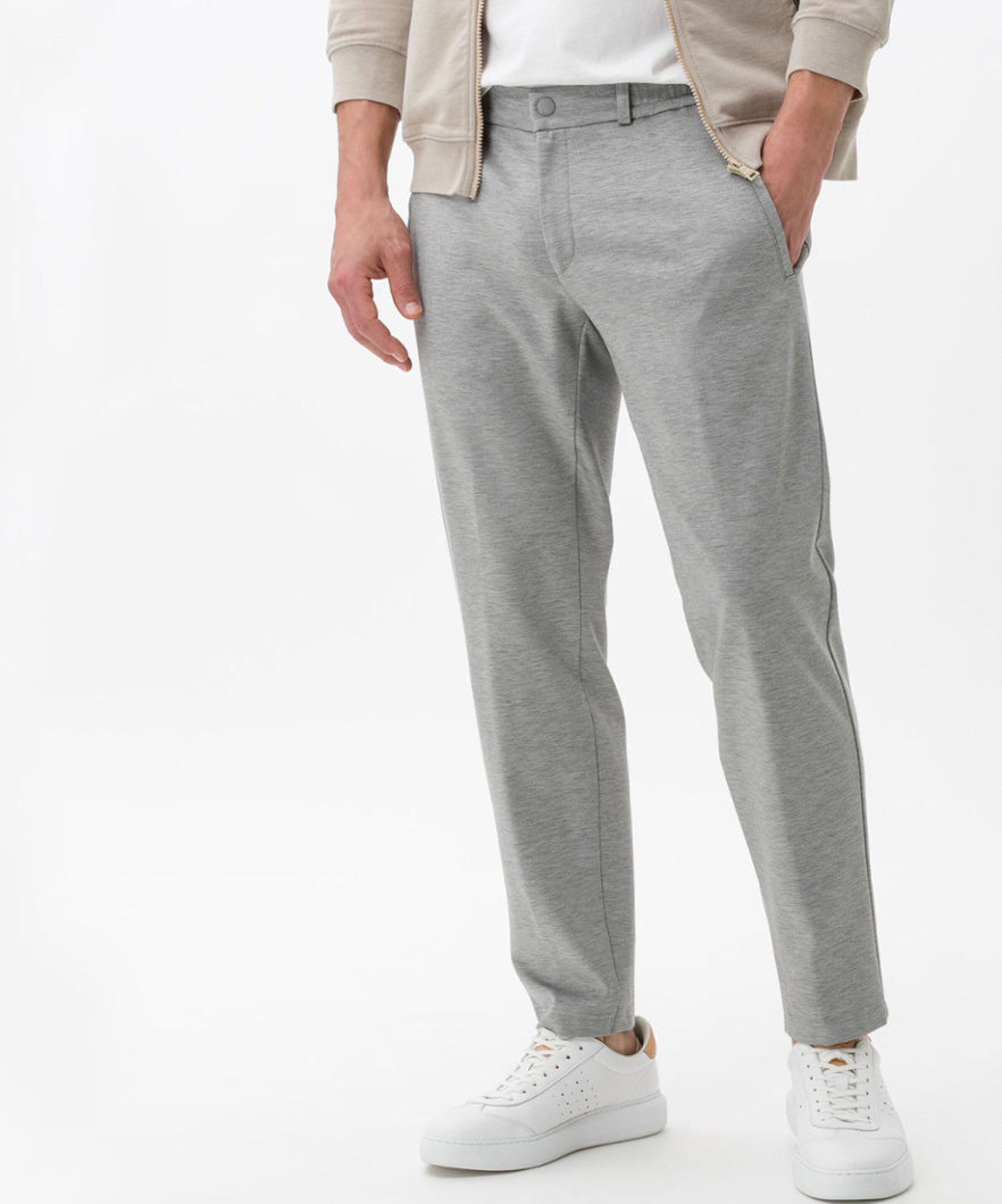Männer Hosen BRAX Hose 'PHIL' in Silbergrau - YV91587 Männer Hosen BRAX Hose 'PHIL' in Silbergrau - YV91587