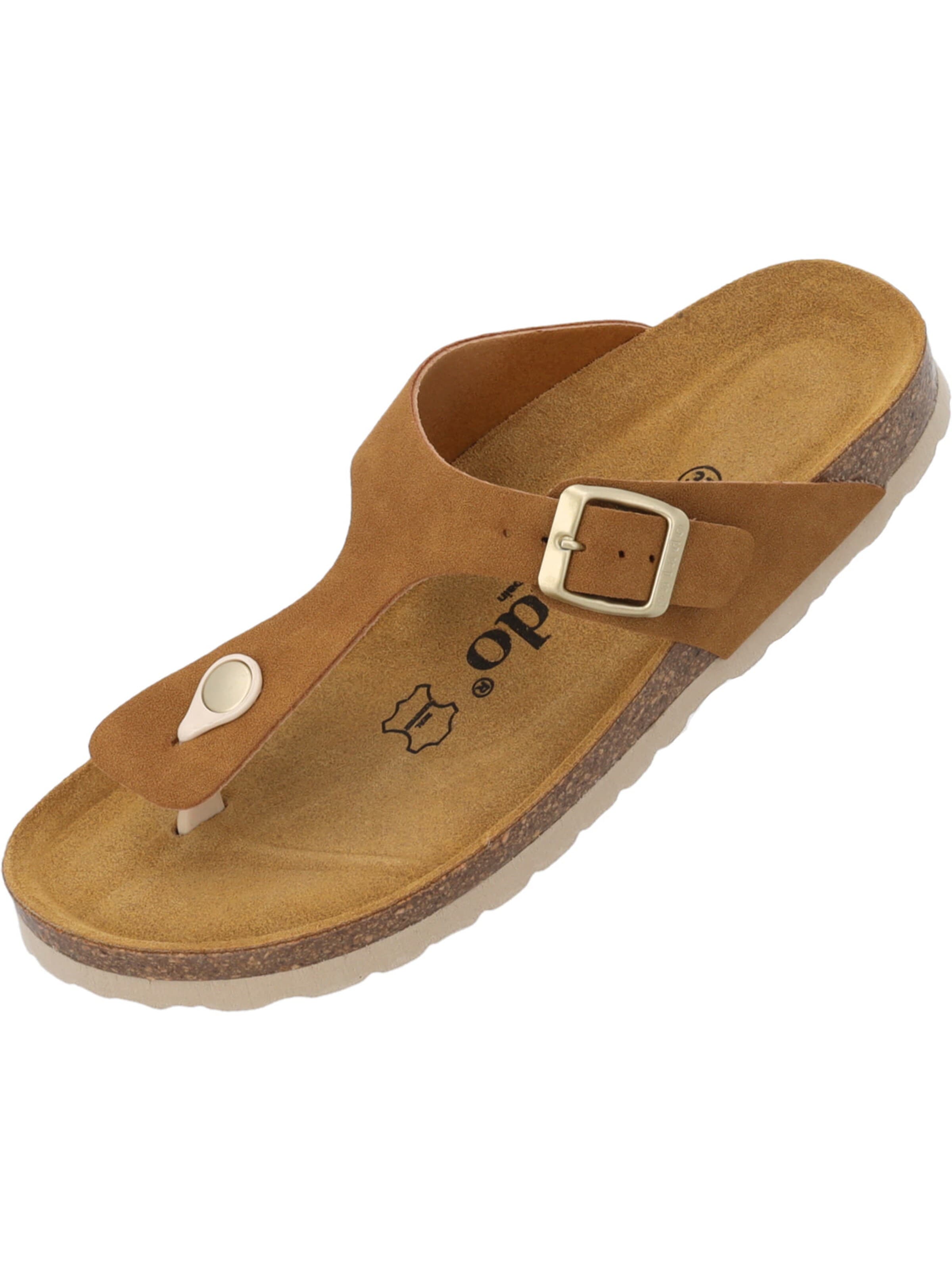 Palado T-bar sandals 'Palado Kos Avelina' in Brown: front