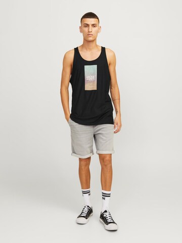 JACK & JONES Top 'JORARUBA' in Schwarz