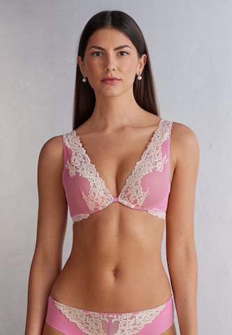 INTIMISSIMI Balconette Bra 'Pretty Flowers' in Pink: front