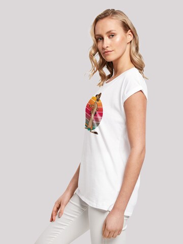 F4NT4STIC Shirt 'Disney König der Löwen Timon Sunset' in White