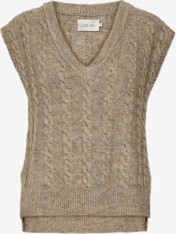 Cream Sweater 'Ynah' in Brown: front