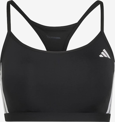 XS dydžio Sportinė liemenėlė 'OPT ESS' iš ADIDAS PERFORMANCE, spalva – juoda / balta, Prekių apžvalga