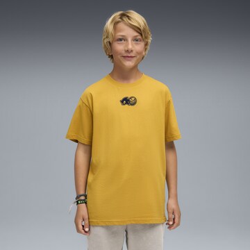 PUMA Shirt 'PUMA x SONIC THE HEDGEHOG' in Gelb