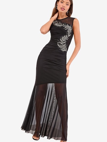 Rochie de seară de la Lipsy pe negru: față