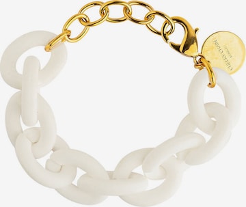 Cheeky Chain Munich Armband 'Chunky Soft' in Weiß: Vorderseite