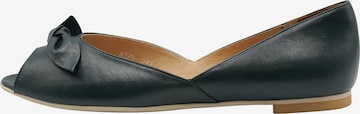 Ballerines usha BLUE LABEL en vert : devant