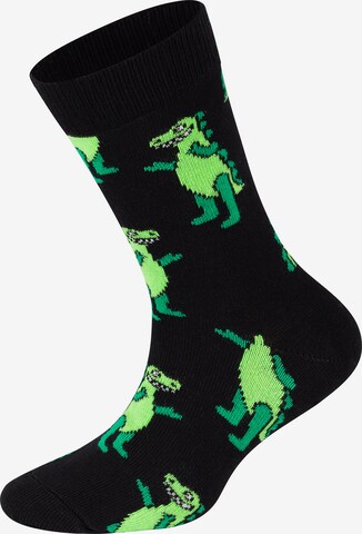 Happy Socks Socks 'Dino-Crocodile' in Beige
