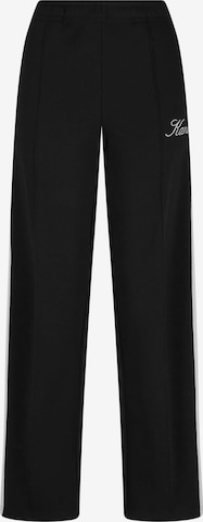 Karl Kani Loosefit Suorat housut värissä musta: etupuoli