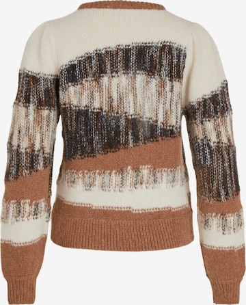 VILA Sweater 'Yoko' in Brown
