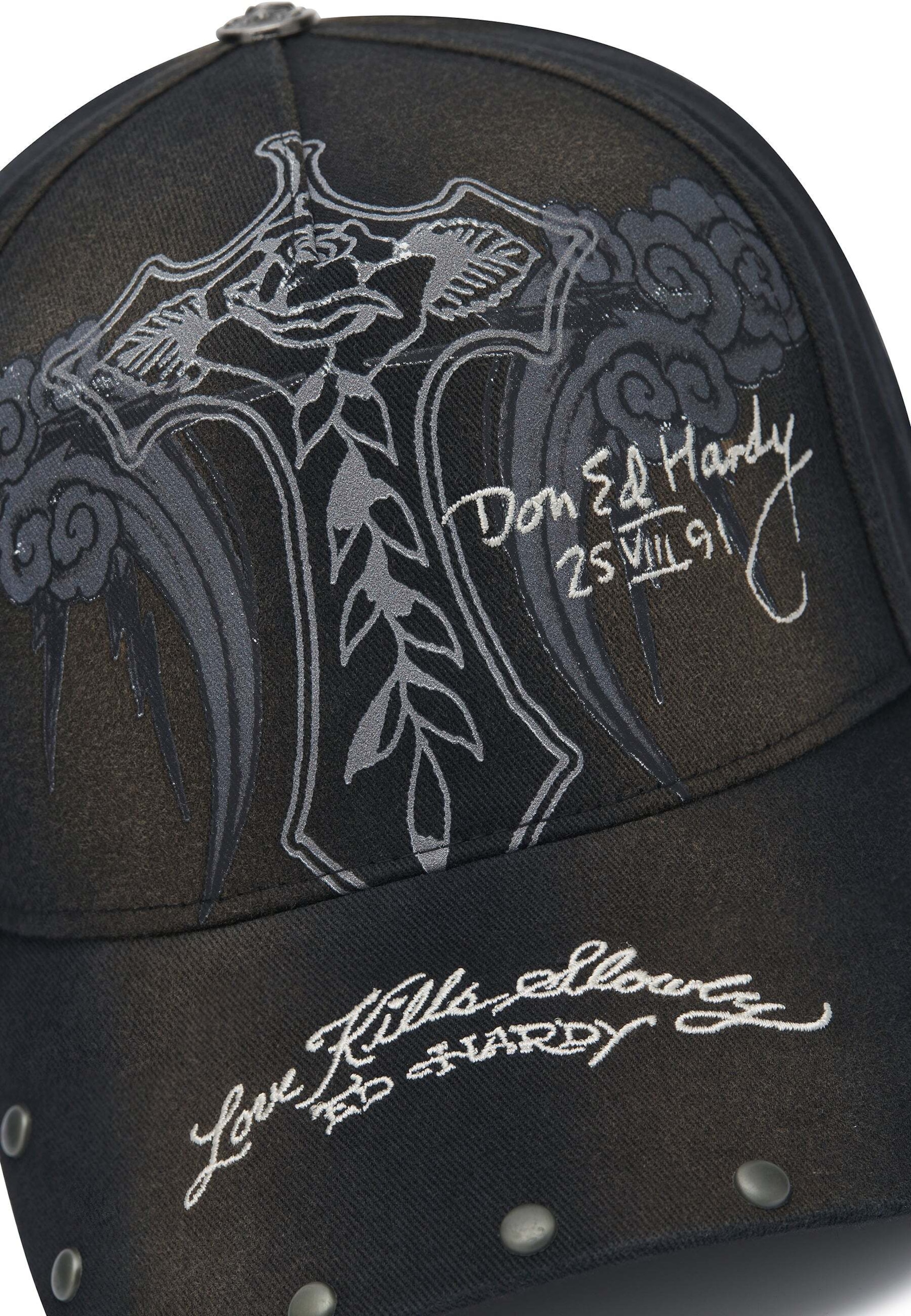 Ed Hardy Keps i svart