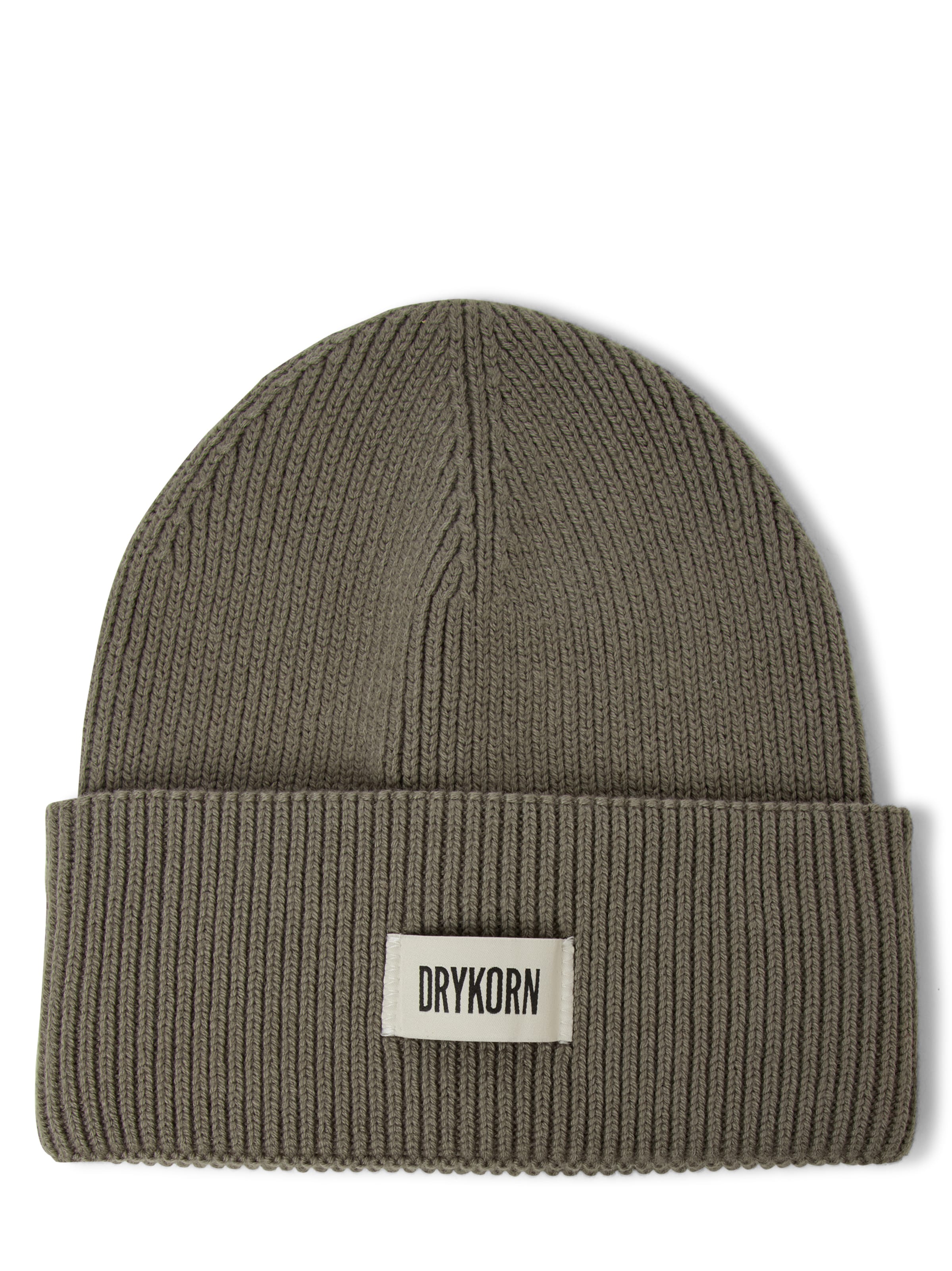 DRYKORN Beanie 'Loah' in Green: front