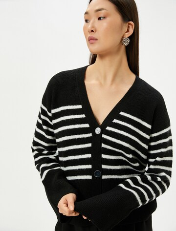 Koton Strickjacke in Schwarz