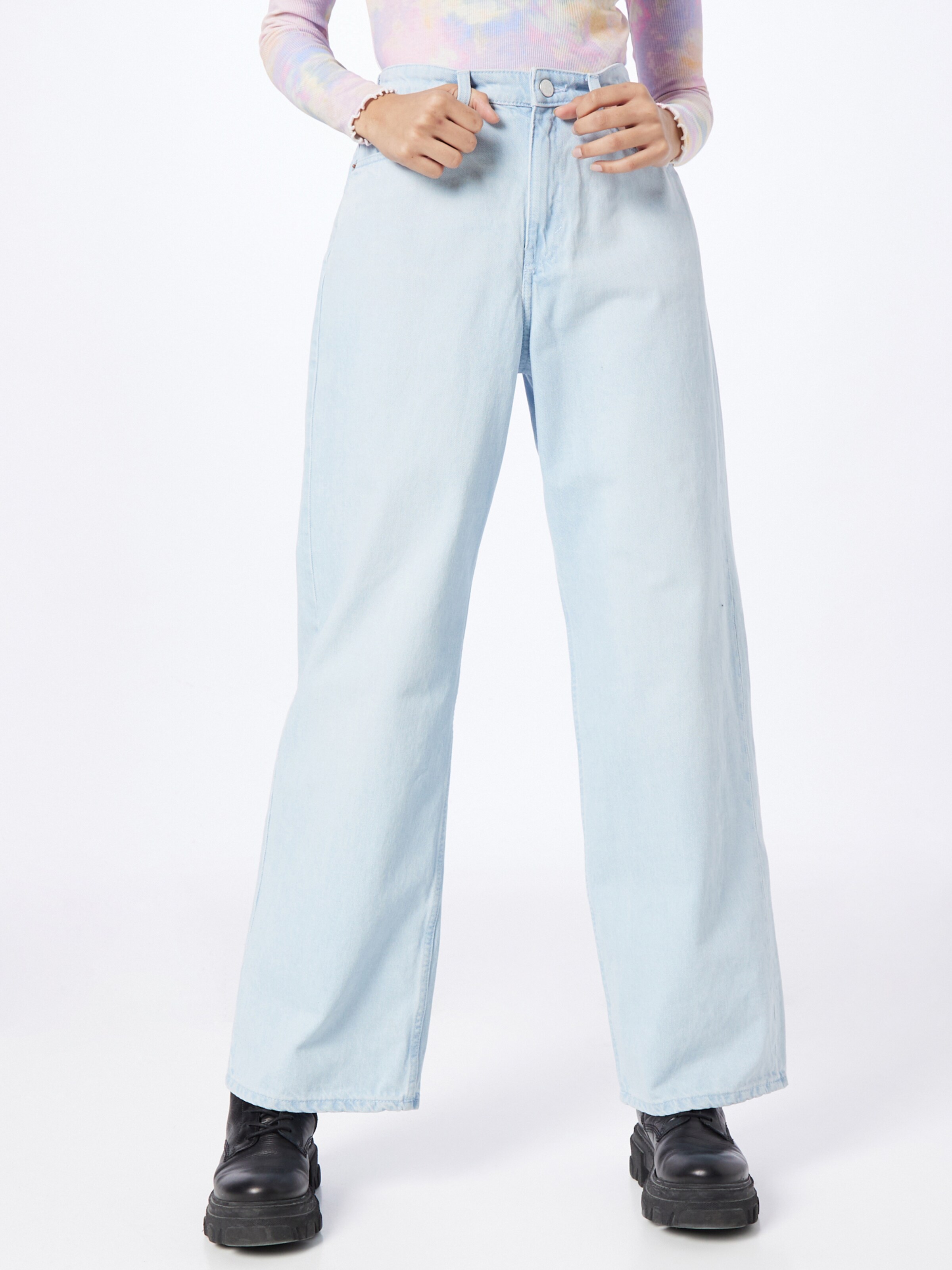 Frauen Große Größen Monki Jeans 'Thea' in Hellblau - JK25749 Frauen Große Größen Monki Jeans 'Thea' in Hellblau - JK25749