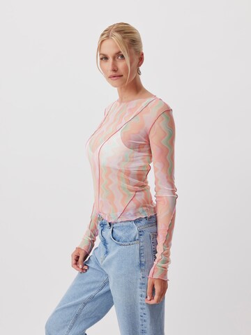 T-shirt 'Kenley' LeGer by Lena Gercke en mélange de couleurs