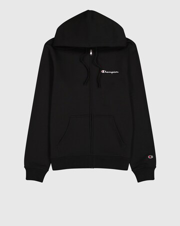 Champion Authentic Athletic Apparel Sweat jacket in Black: front