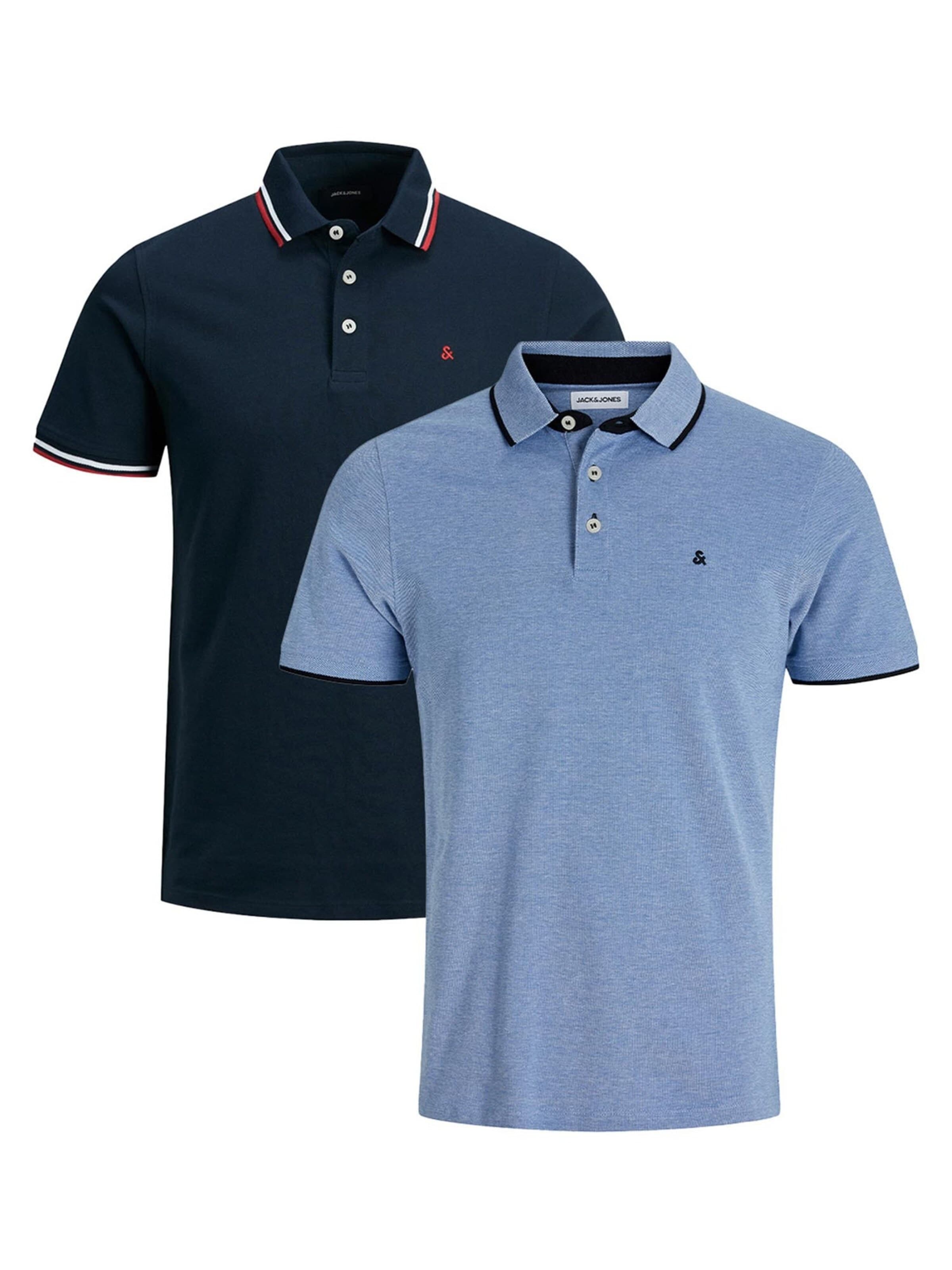 JACK & JONES Shirt 'Paulos - Slim Fit' in Blue: front