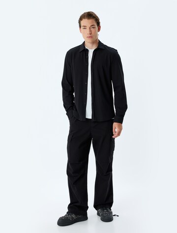 Koton Regular fit Overhemd in Zwart