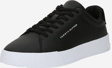 TOMMY HILFIGER Rövid szárú sportcipők - fekete: elől