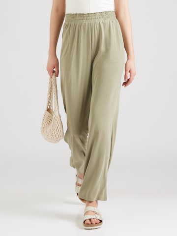 VILA Wide leg Trousers 'VIModala' in Green: front
