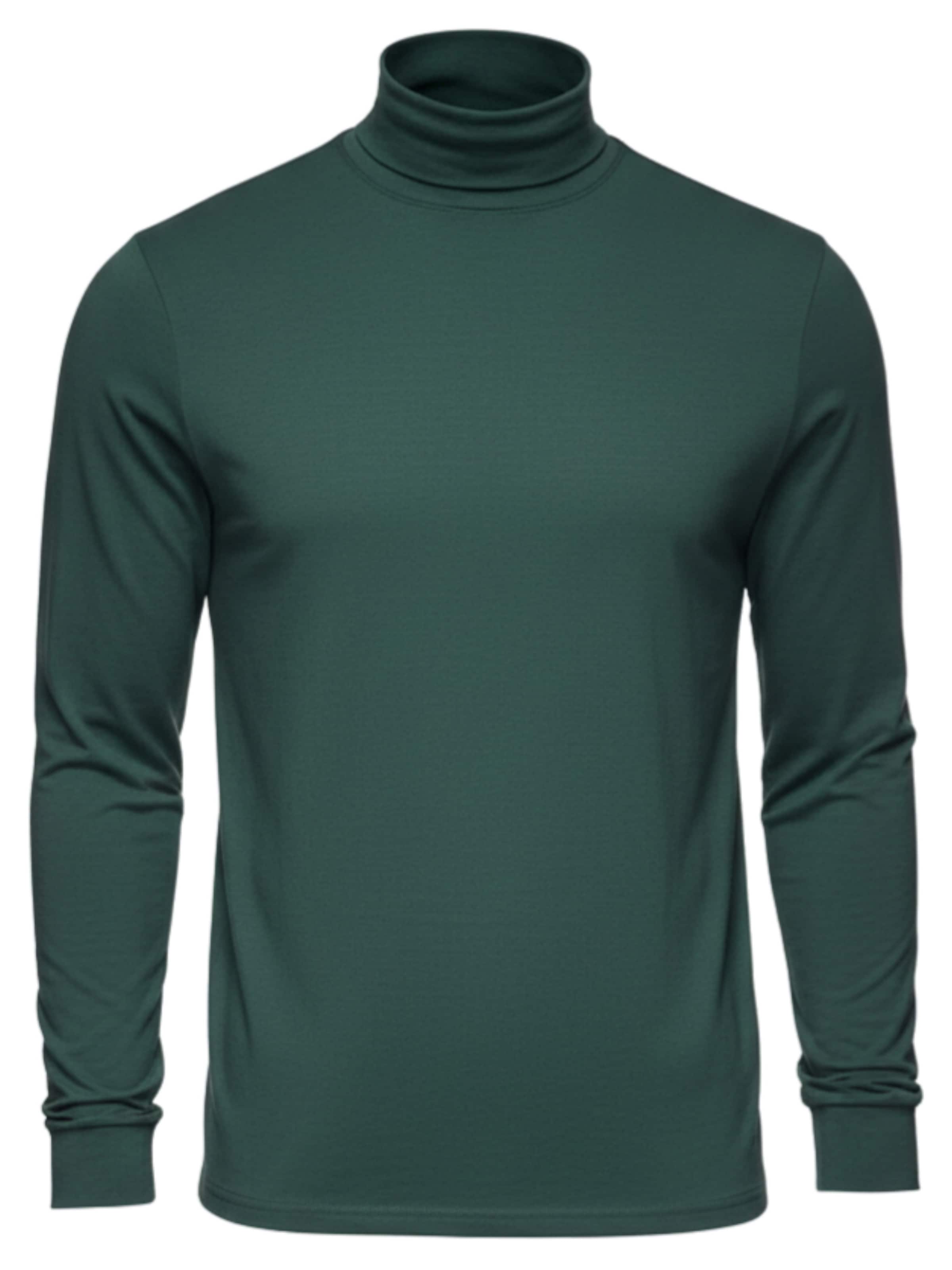 Ombre Shirt in Groen: voorkant
