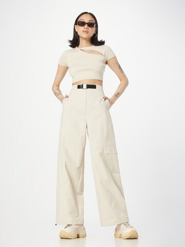 Calvin Klein Jeans Loose fit Cargo trousers in Beige