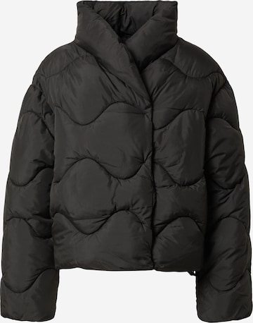 WEEKDAY Winter Jacket in Black: front