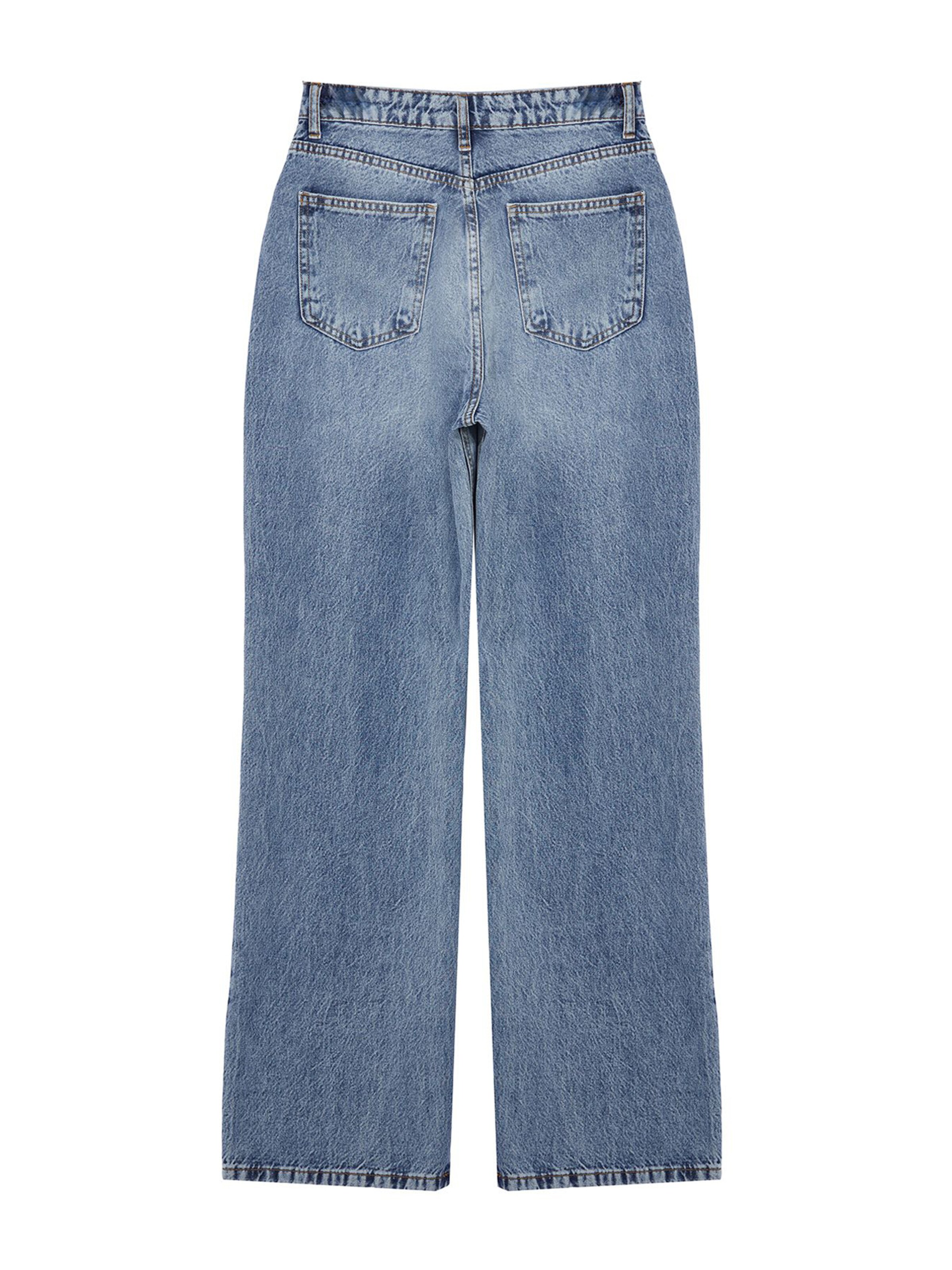 Trendyol Loosefit Farkut värissä sininen