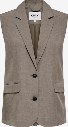 Gilet de costume 'ONLLinda' ONLY en marron : devant