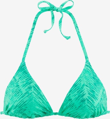 Triangle Hauts de bikini JETTE en vert : devant