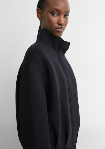 COMMA Sweatvest in Zwart: zijkant