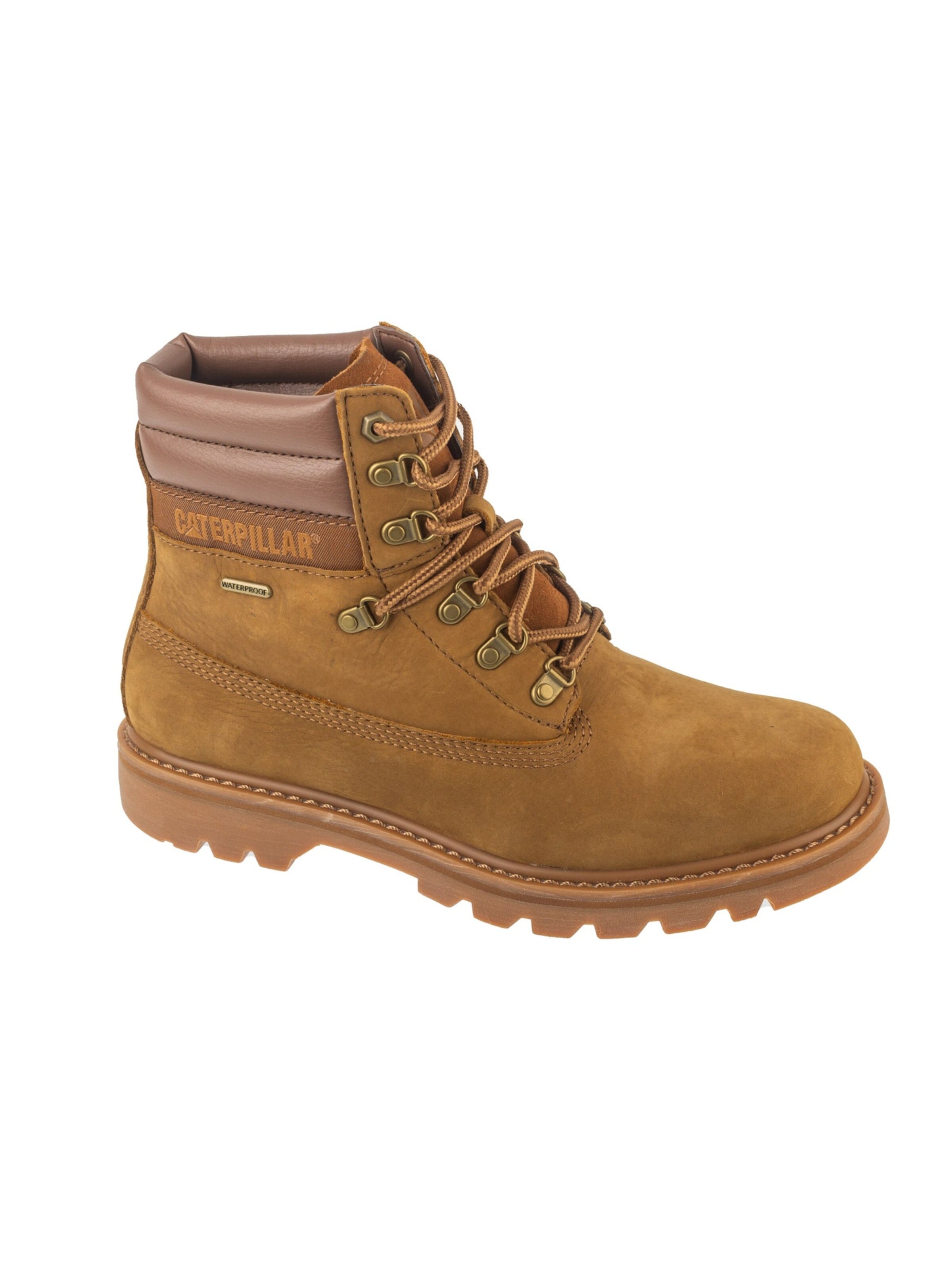 CATERPILLAR Lace-up boots 'Colorado Low 2.0' in Yellow: front