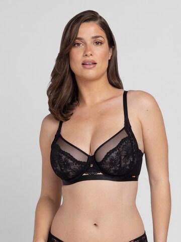 Clasic Sutien de la Dorina pe negru: față